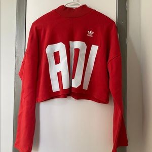 Adidas cropped sweater